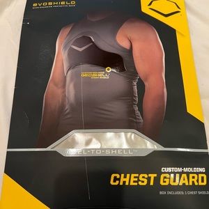 Evoshield custom molding gel to shell chest guard